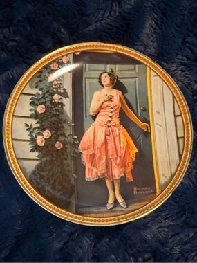 Knowles Collectible Decorative Plate Backstamp with Handwritten Edition Details